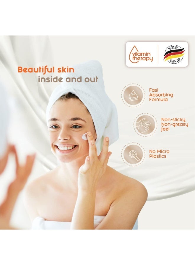 Creme 21 All Day Cream - 150ml | Face, Body & Hand Moisturizer with Vitamin E & Pro B5 | Hydrating Formula for 24 H Intensive Moisturization | Suitable for Dry to Ultra Dry Skin | Made in Germany - Image 4